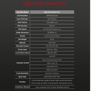 پرینتر دیجی دنت Digi Dent Pro Printer