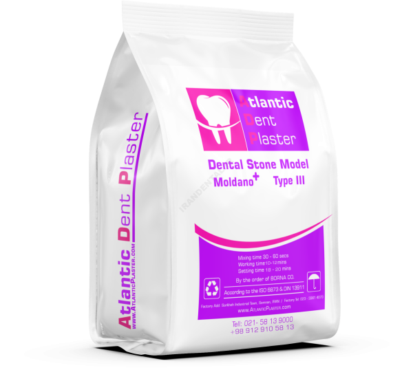 گچ مولدانو پلاس آتلانتیک dental stone model گچ مولدانو پلاس آتلانتیک dental stone model